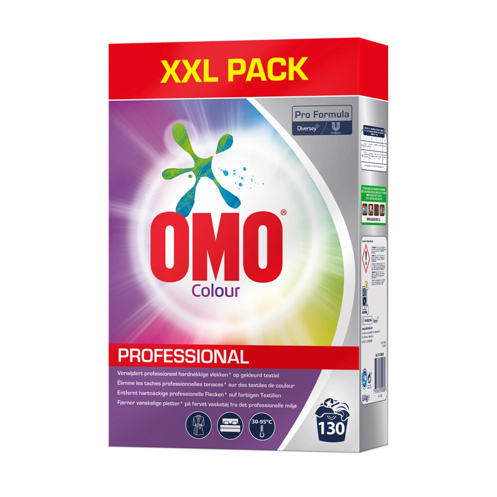 Een Omo colour Gekleurde Was 130 Wasbeurten Pro Formula 8,4 kg koop je bij Supplierz BV